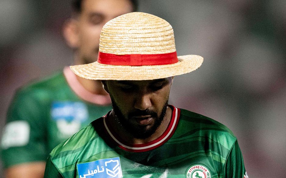 اختار خالد الغنام تقليعة مفاجئة لحظة احتفاله بالهدف الافتتاحي في المباراة