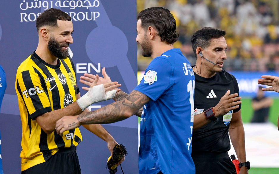 لعب الفرنسيان بنزيما وثيو هيرنانديز ضد بعضيهما في الكلاسيكو الماضي