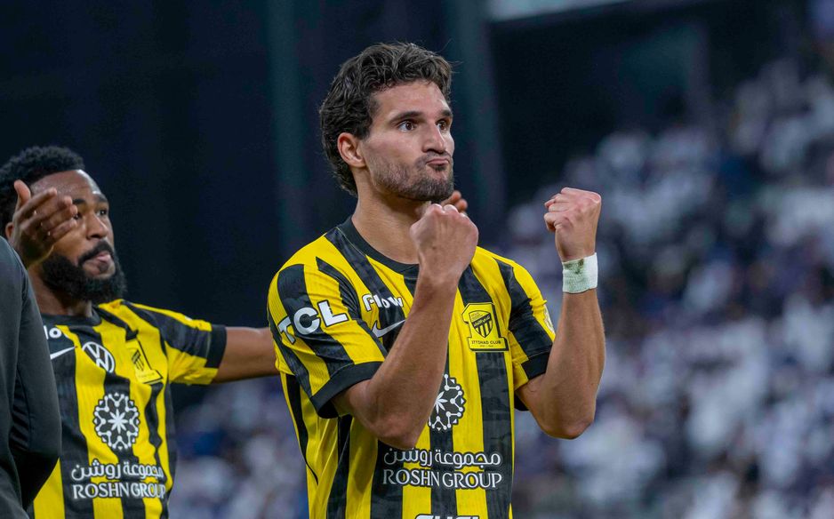 سجل عوار هدفه الرأسي الثالث في دوري روشن السعودي بصناعة من الشنقيطي