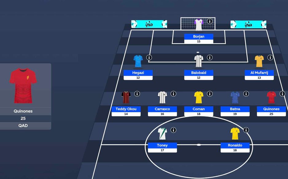 فريق النجوم في فانتزي دوري روشن السعودي للجولة 23