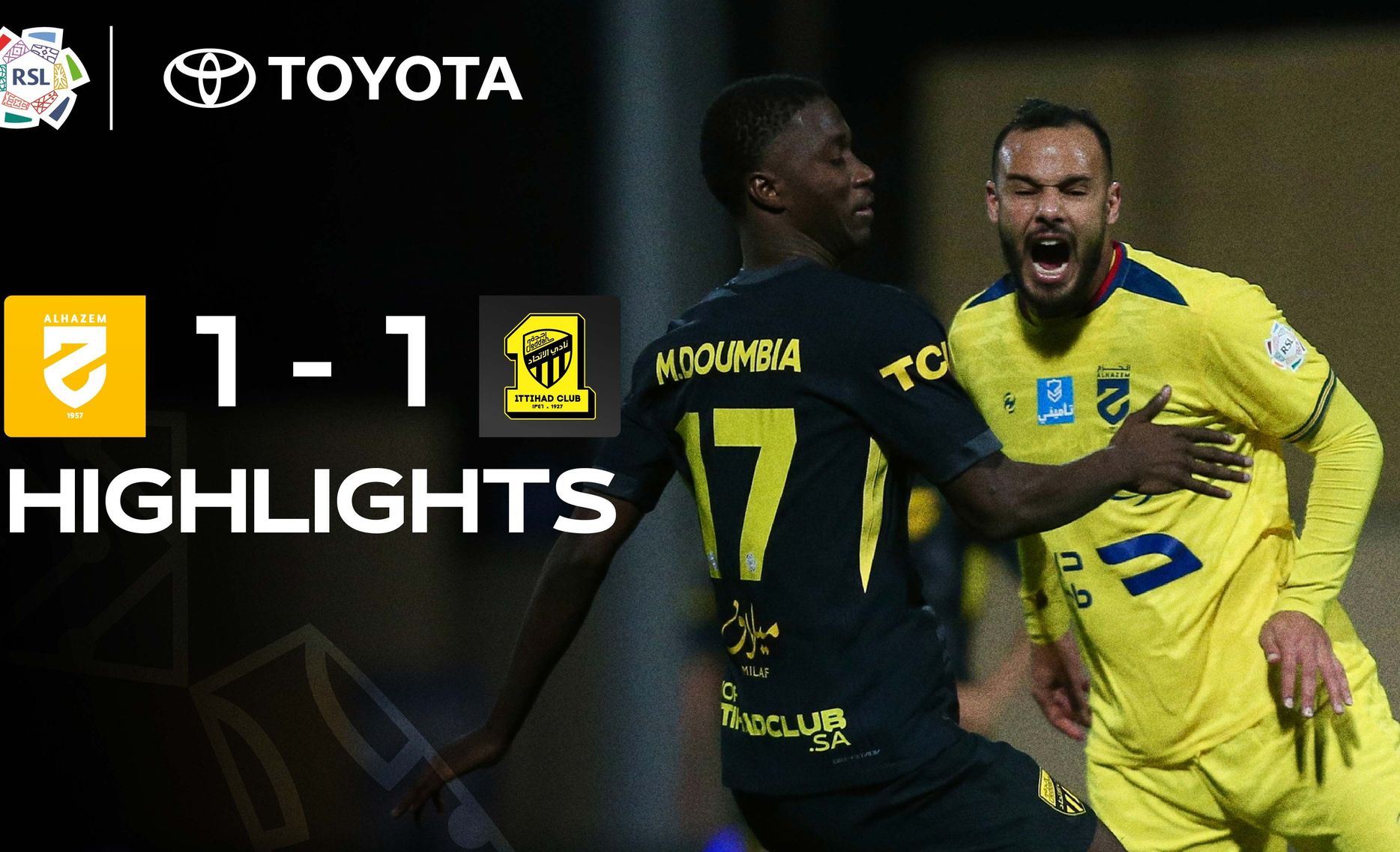 Al Hazem 1-1 Al Ittihad