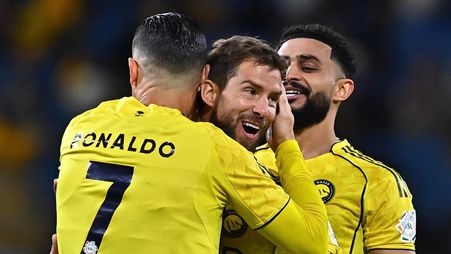 إنيغو مارتينيز نجمًا في مباراة النجمة والنصر