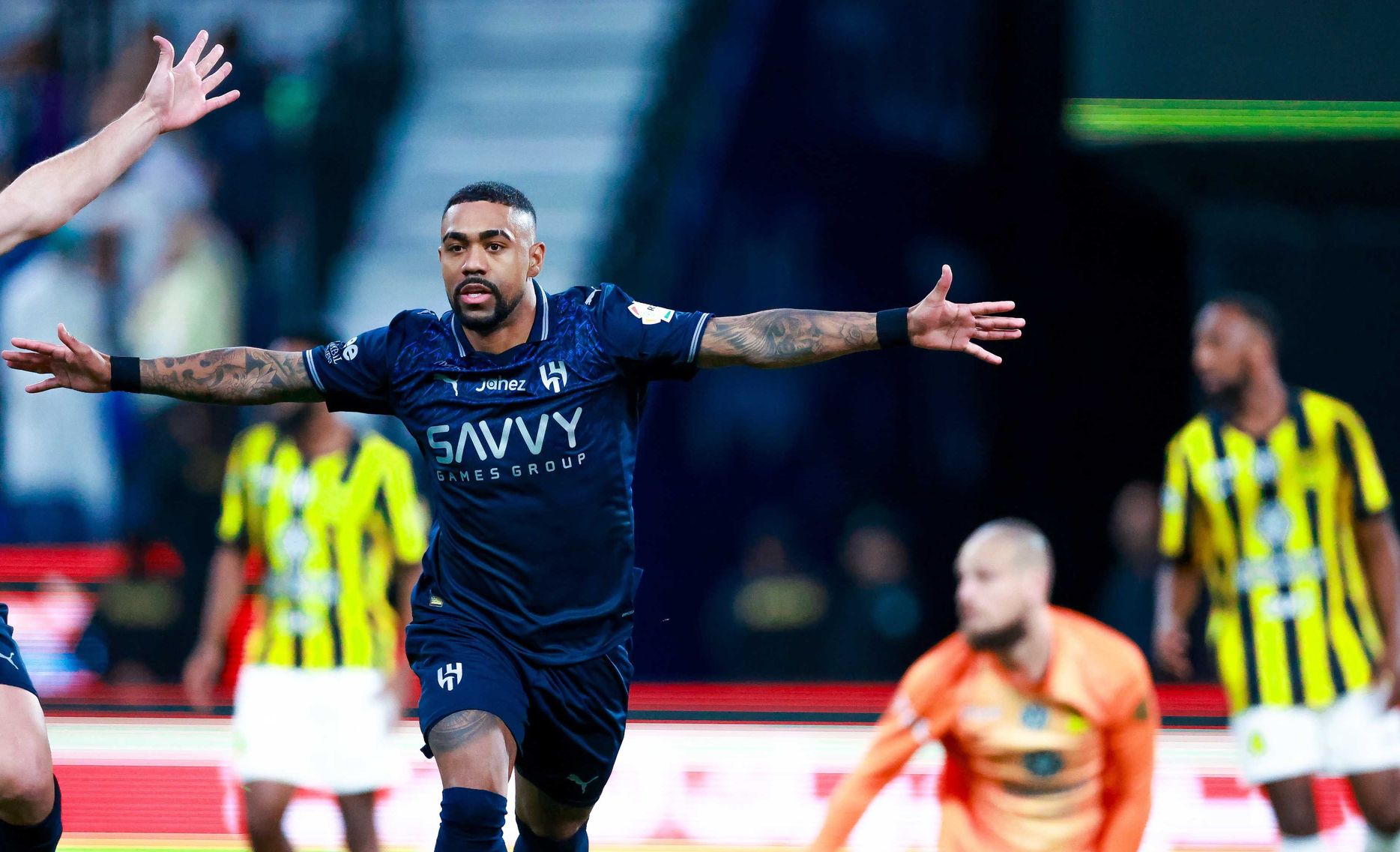 مالكوم يظهر في المباريات الكبرى بشكل أكثر وضوحًا