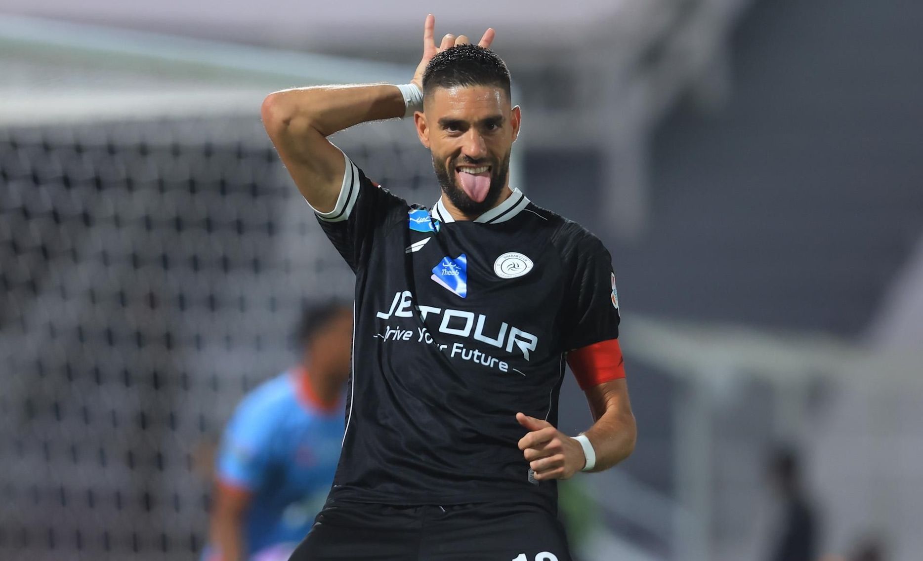 Yannick Carrasco celebrates hat-trick for Al Shabab in derby v Al Riyadh