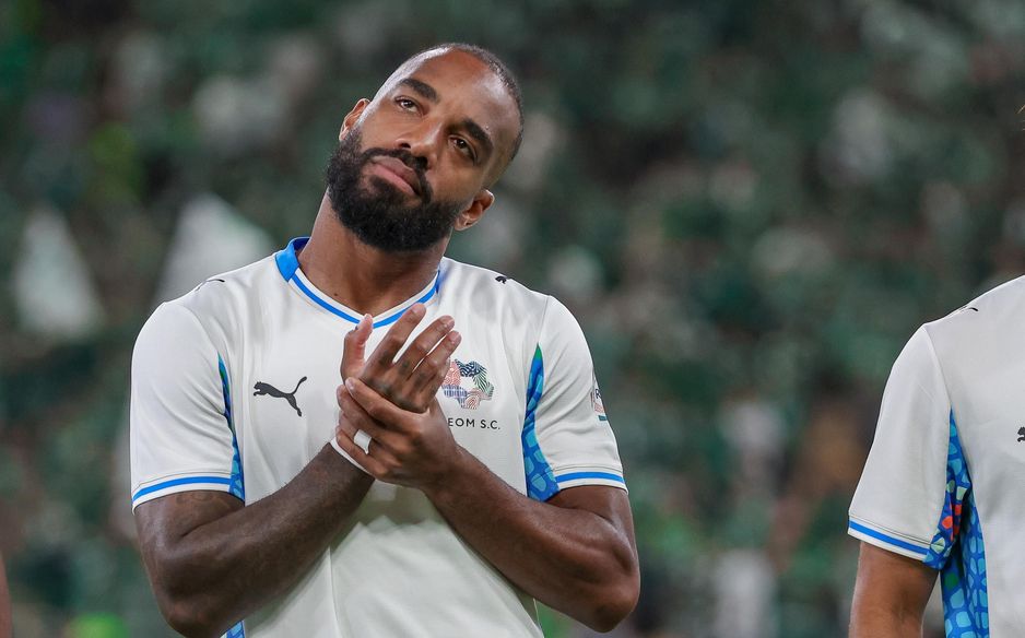 NEOM SC's star striker Alexandre Lacazette
