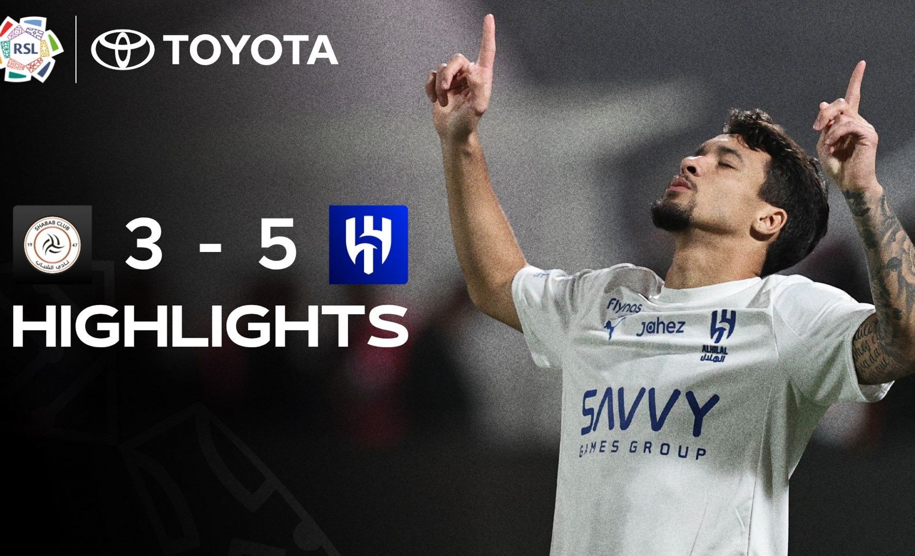 Al Shabab 3-5 Al Hilal