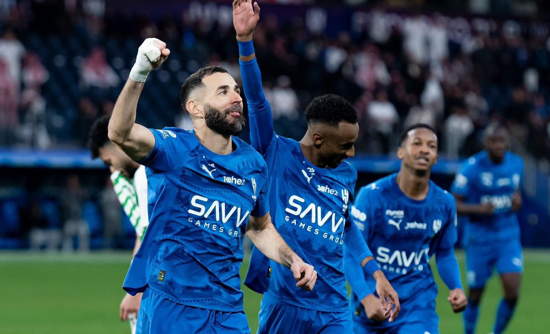 Karim Benzema returns to the Al Hilal side with a brace v Al Najmah