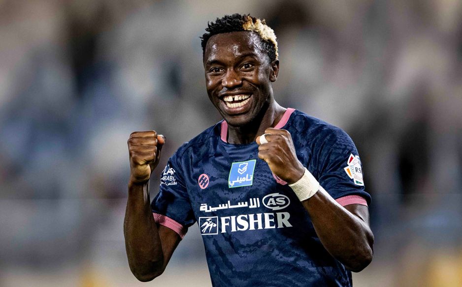 ساكالا يكمل السلسلة بالهدف في المباراة السادسة على التوالي أمام الأخدود