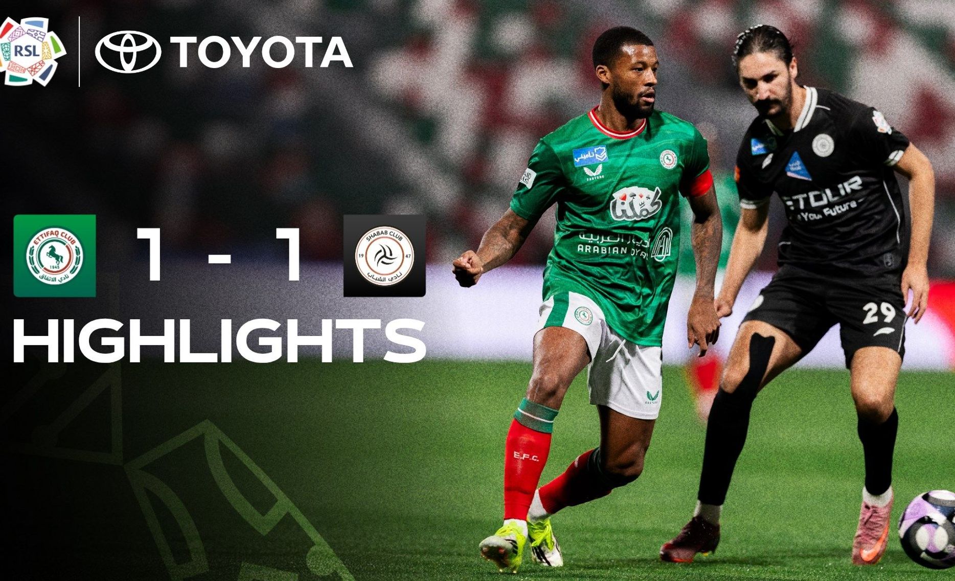Al Ettifaq 1-1 Al Shabab