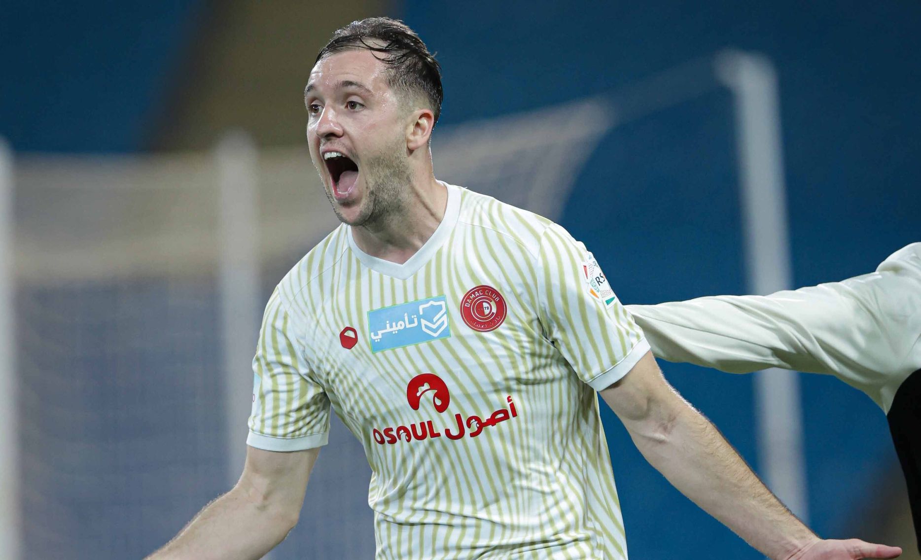 سجل فادا هدف الفوز لفريقه ضمك أمام النجمة