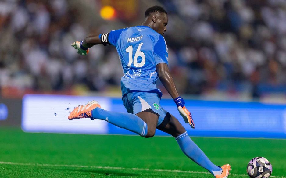 استقبل ميندي أكبر عدد من الأهداف في مباراة واحدة بالموسم مع مباراته أمام الهلال