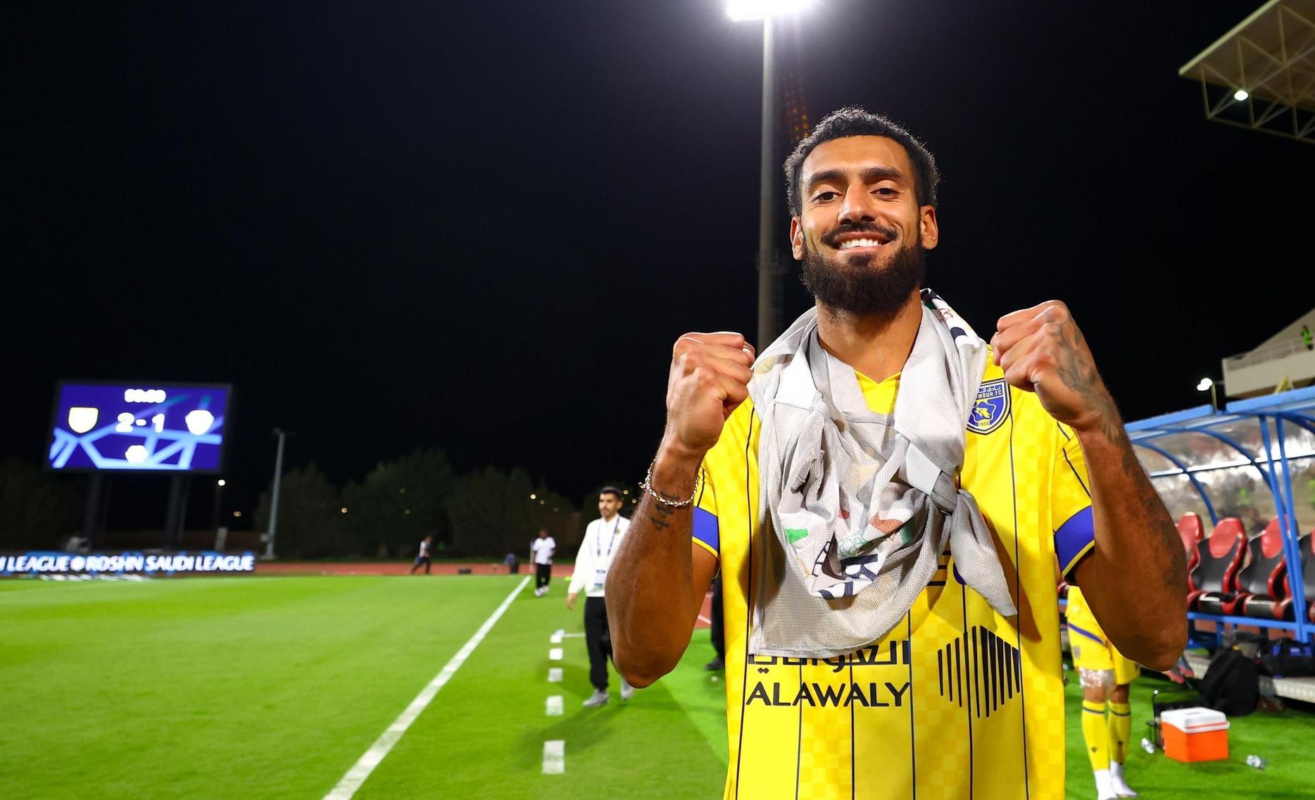 Al Taawoun star Angelo Fulgini