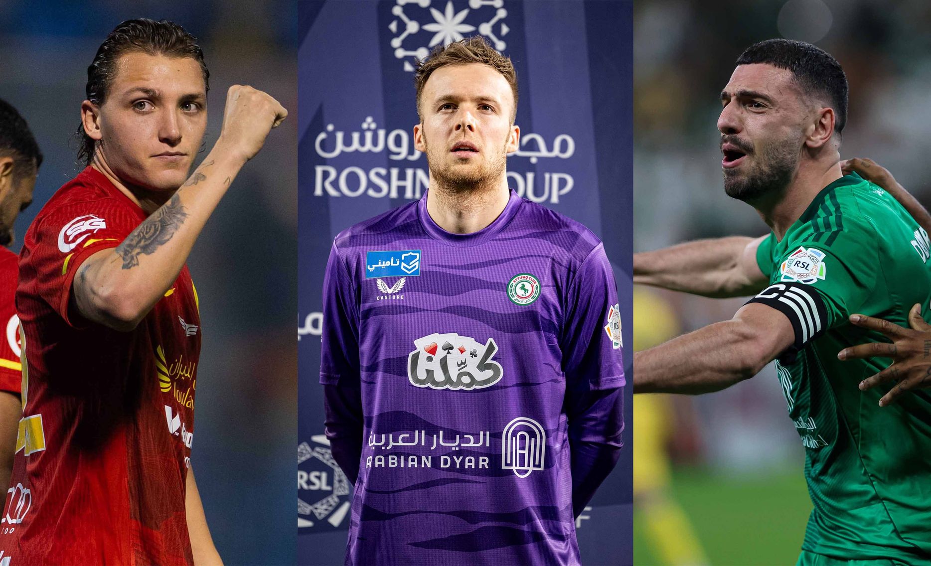 نجوم دوري روشن السعودي في ملحق التصفيات المؤهلة لكأس العالم