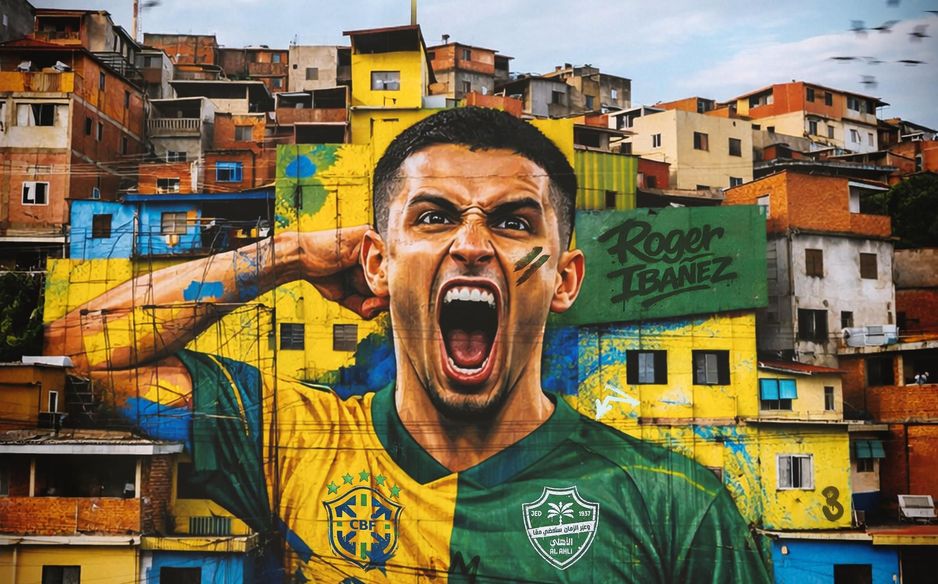 Al Ahli's brilliant graphic celebrating Roger Ibanez's return to the Brazil national team