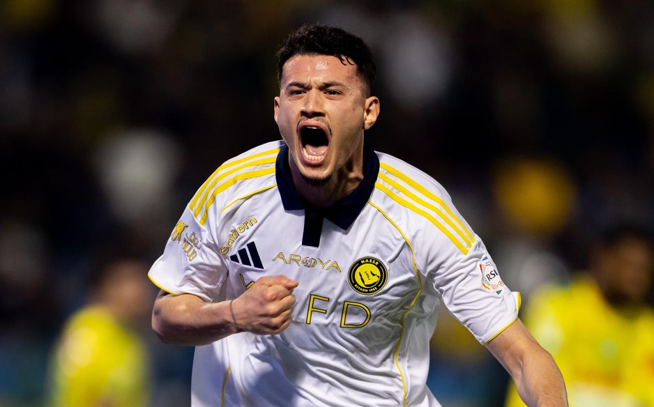 Abdullah Al Hamdan scores opener for Al Nassr at Al Khaleej