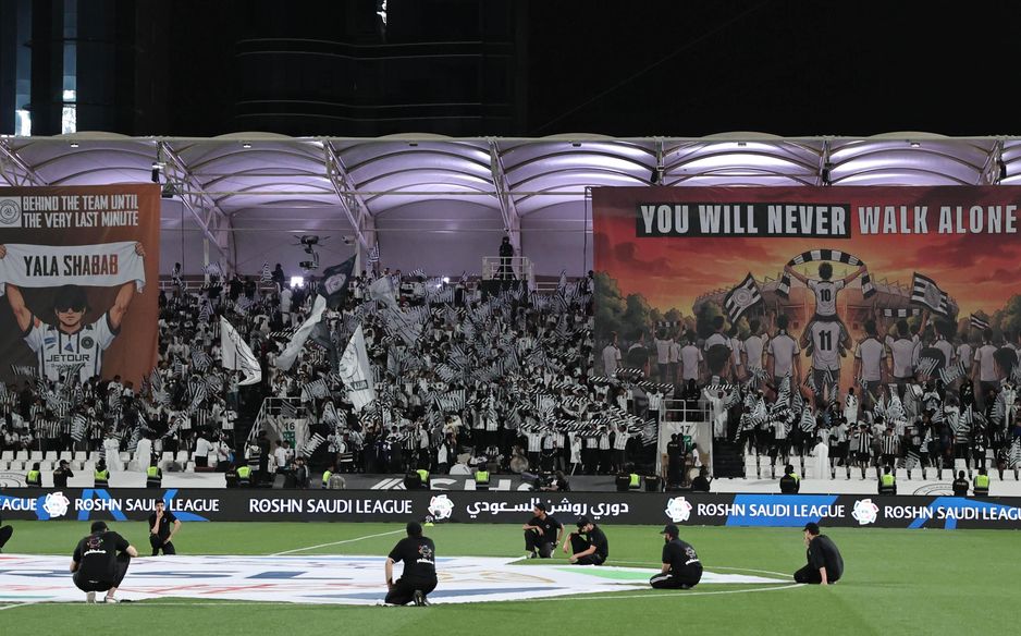 Al Shabab supporters channel one of football's most famous sayings in You'll Never Walk Alone