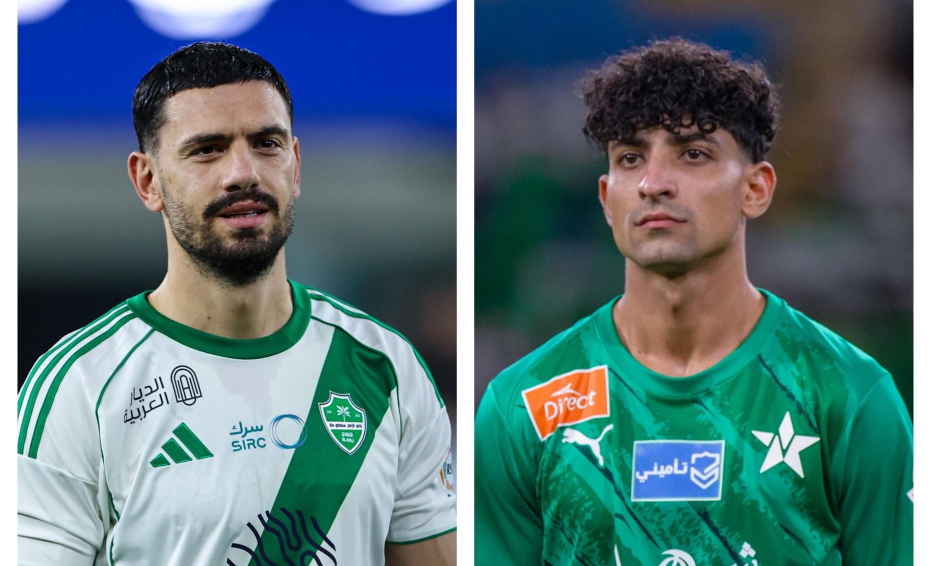 Merih Demiral and Ali Jasim