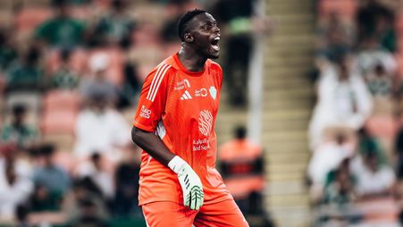 Al Ahli goalkeeper Edouard Mendy v Damac