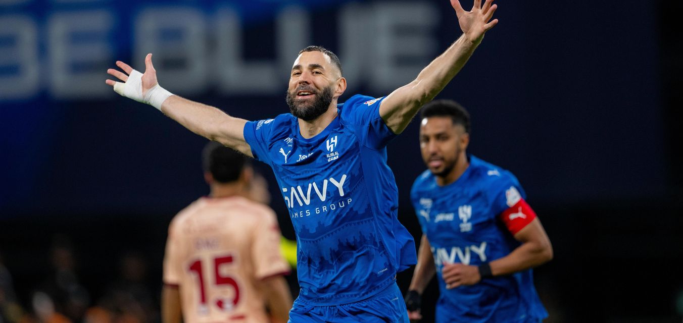 Karim Benzema hits hat-trick for Al Hilal v Al Kholood