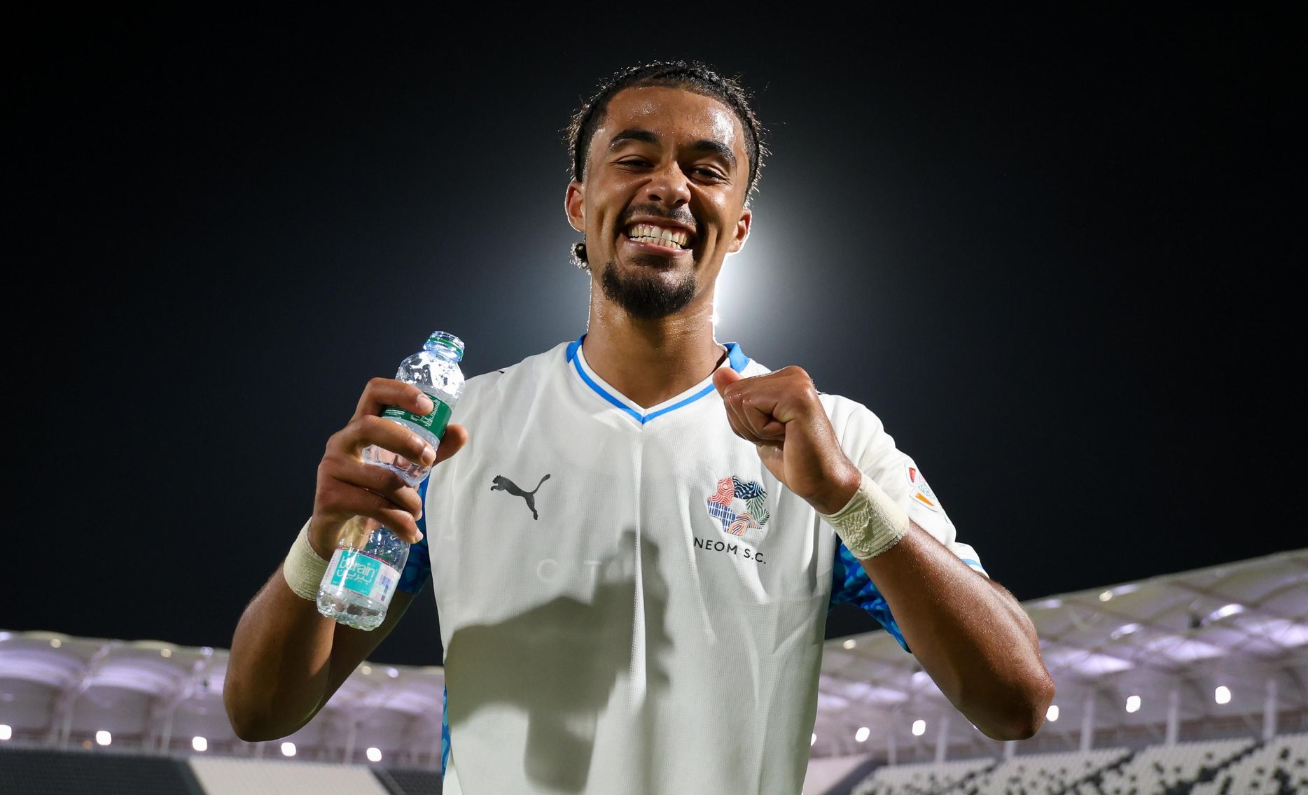 NEOM SC defender Nathan Zeze