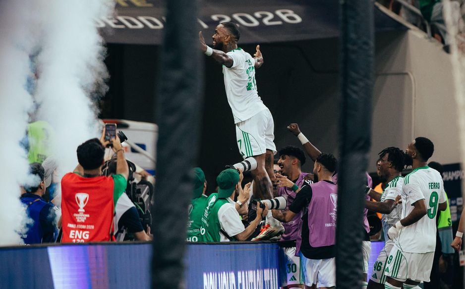 Ivan Toney celebrates goal that sends Al Ahli into AFC Champions League Elite final