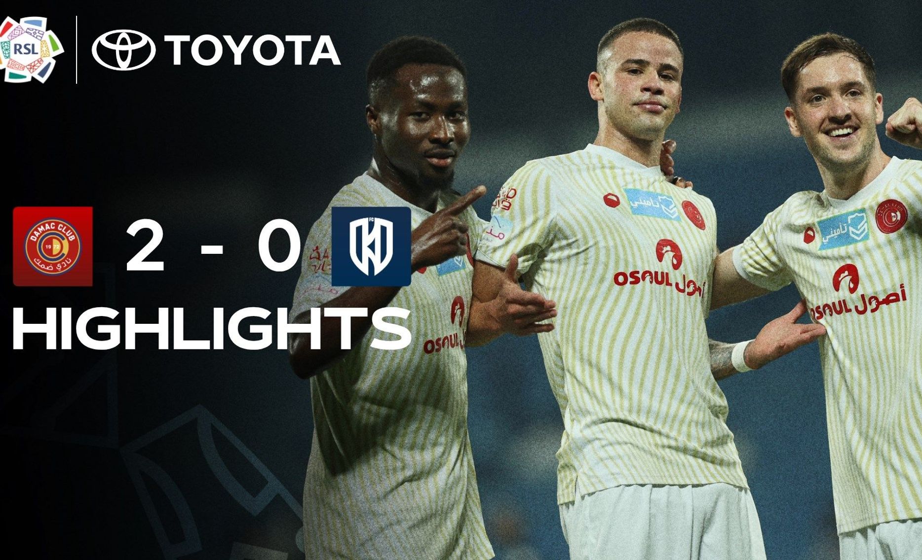Damac 2-0 Al Okhdood