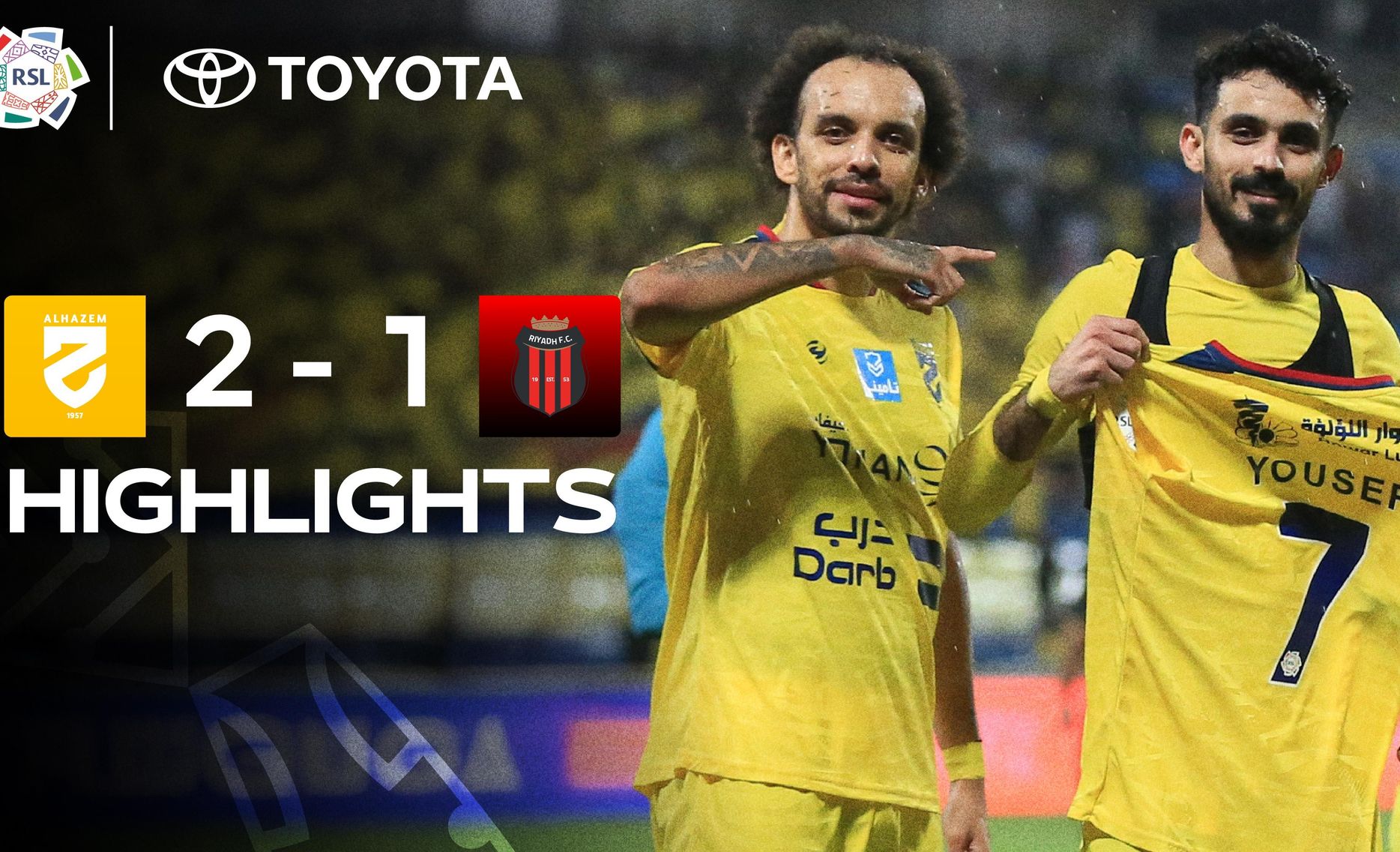 Al Hazem 2-1 Al Riyadh