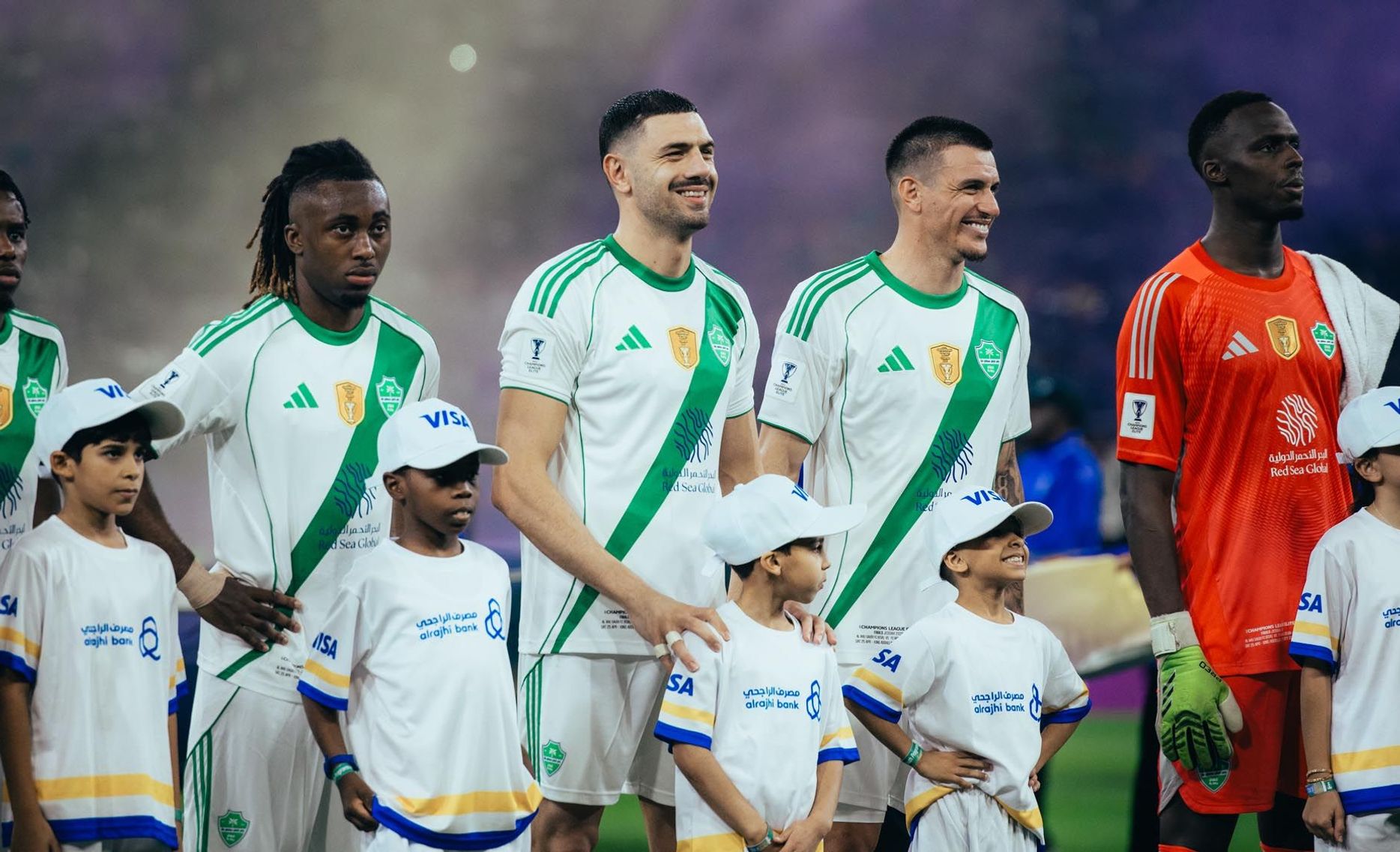 لاعبو الأهلي في المباراة النهائية لدوري أبطال آسيا للنخبة 2025-2026