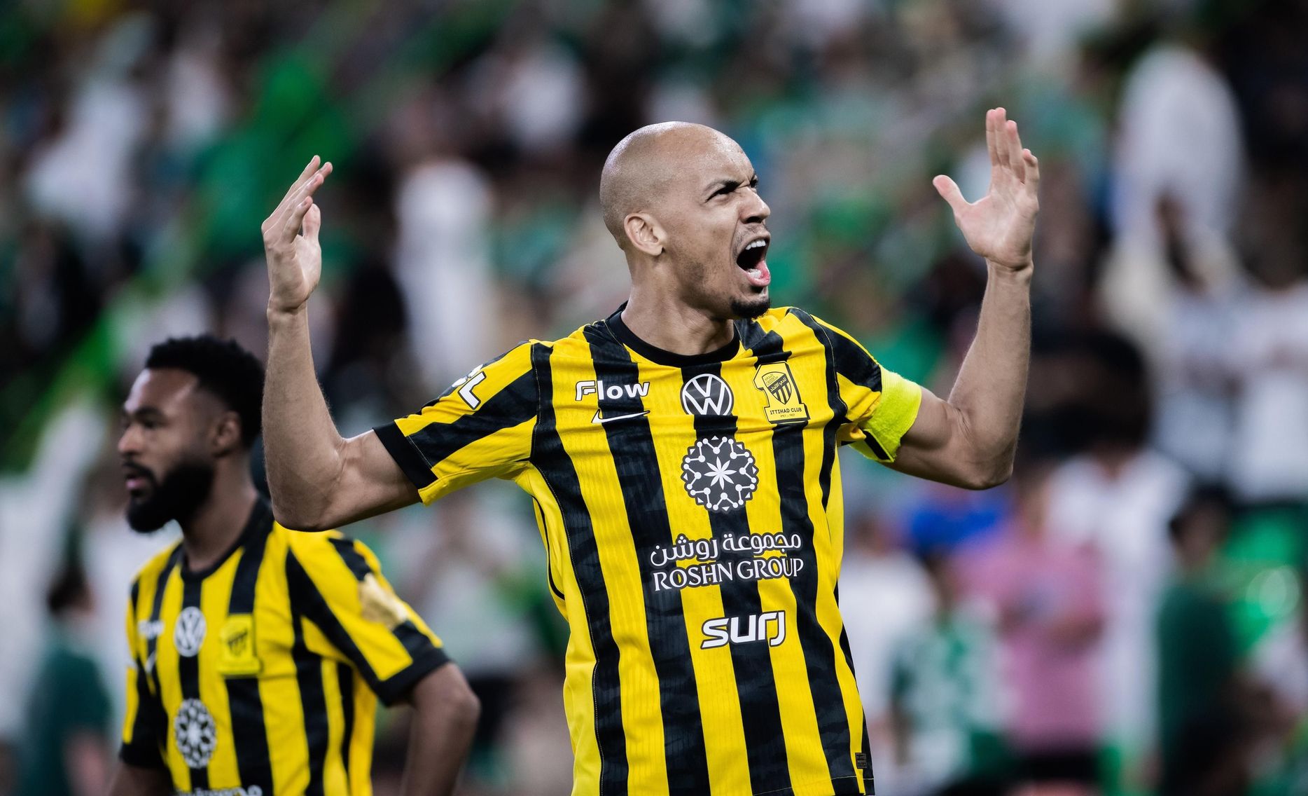 Al Ittihad captain Fabinho scores in Sea Derby at Al Ahli