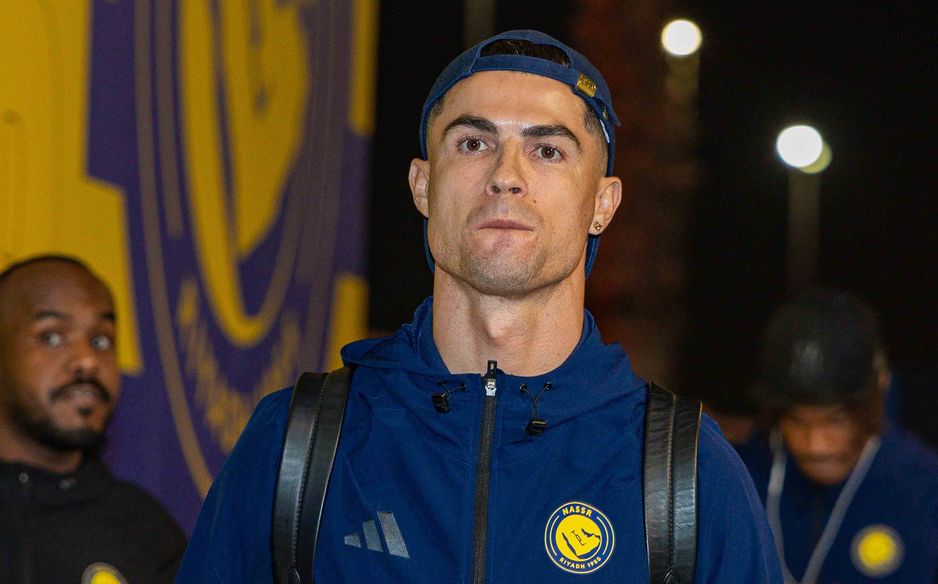 اللقطة الأولى لكريستيانو رونالدو في ملعب مواجهة النصر والأهلي