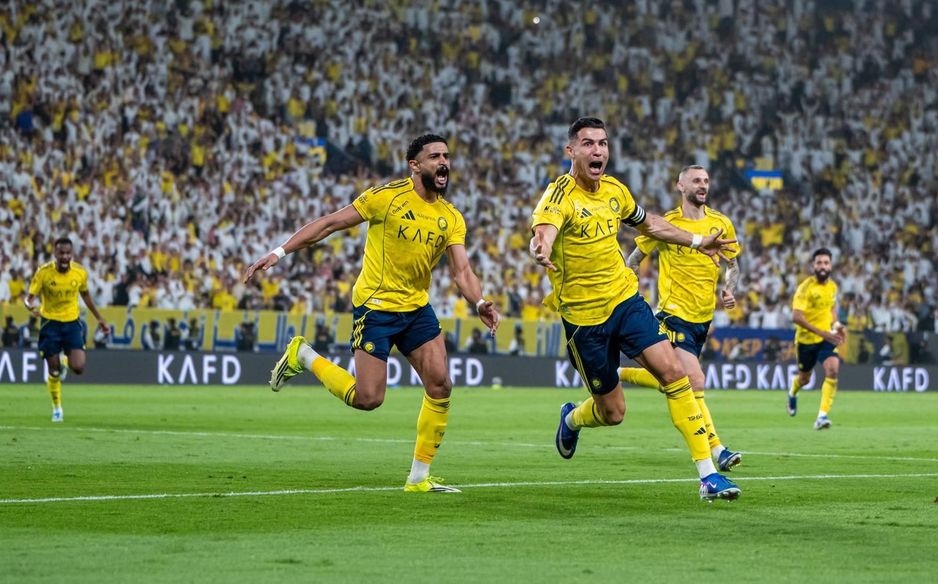 Cristiano Ronaldo puts Al Nassr 1-0 up v Al Ahli at packed Al Awwal Park