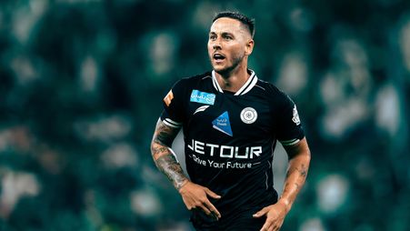 Al Shabab midfielder Josh Brownhill