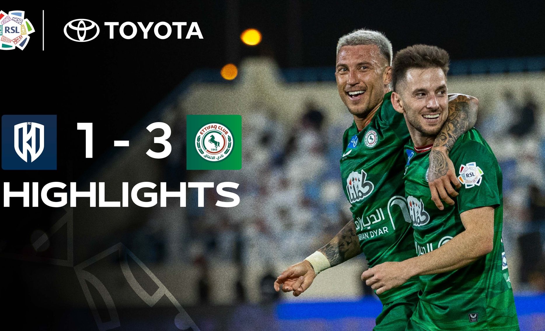 Al Okhdood 1-3 Al Ettifaq