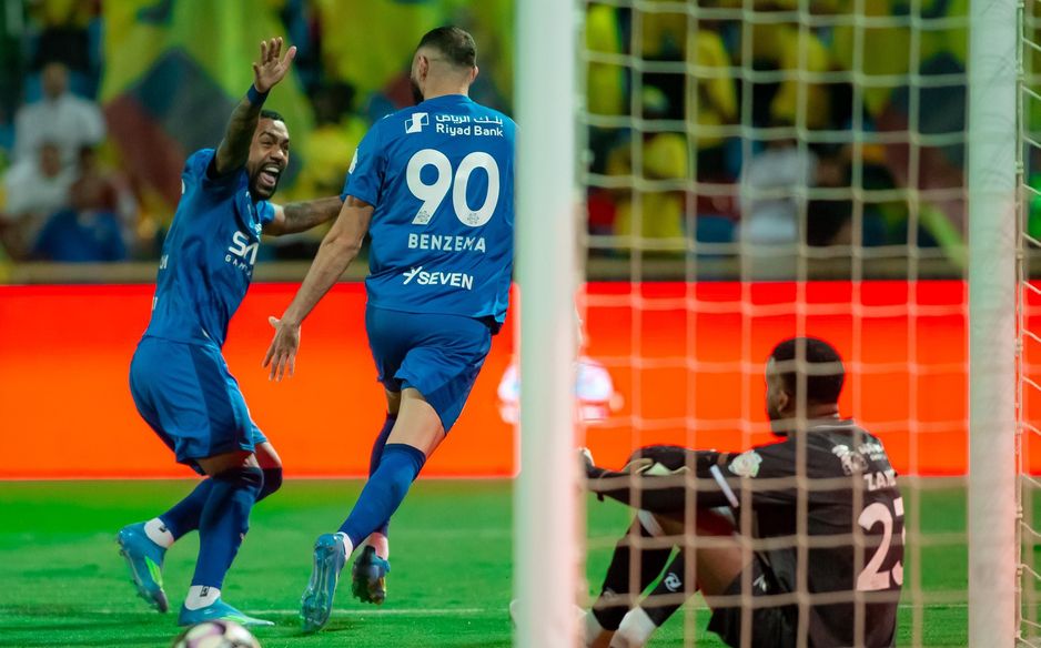 Karim Benzema puts Al Hilal 1-0 up at Al Hazem