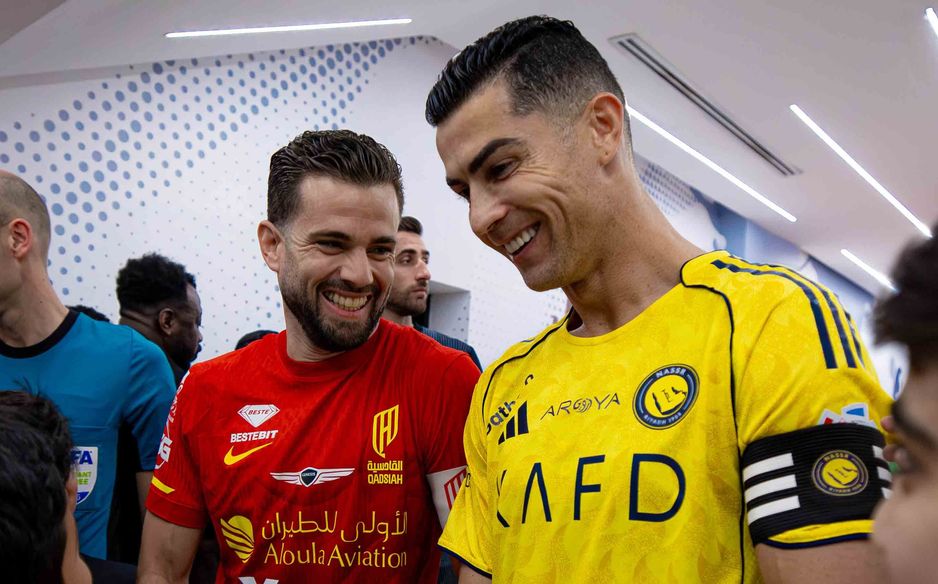 جمعت مباراة القادسية والنصر اللاعب رونالدو بشخصيات كروية عالمية تجمعها تاريخ طويل مع رونالدو