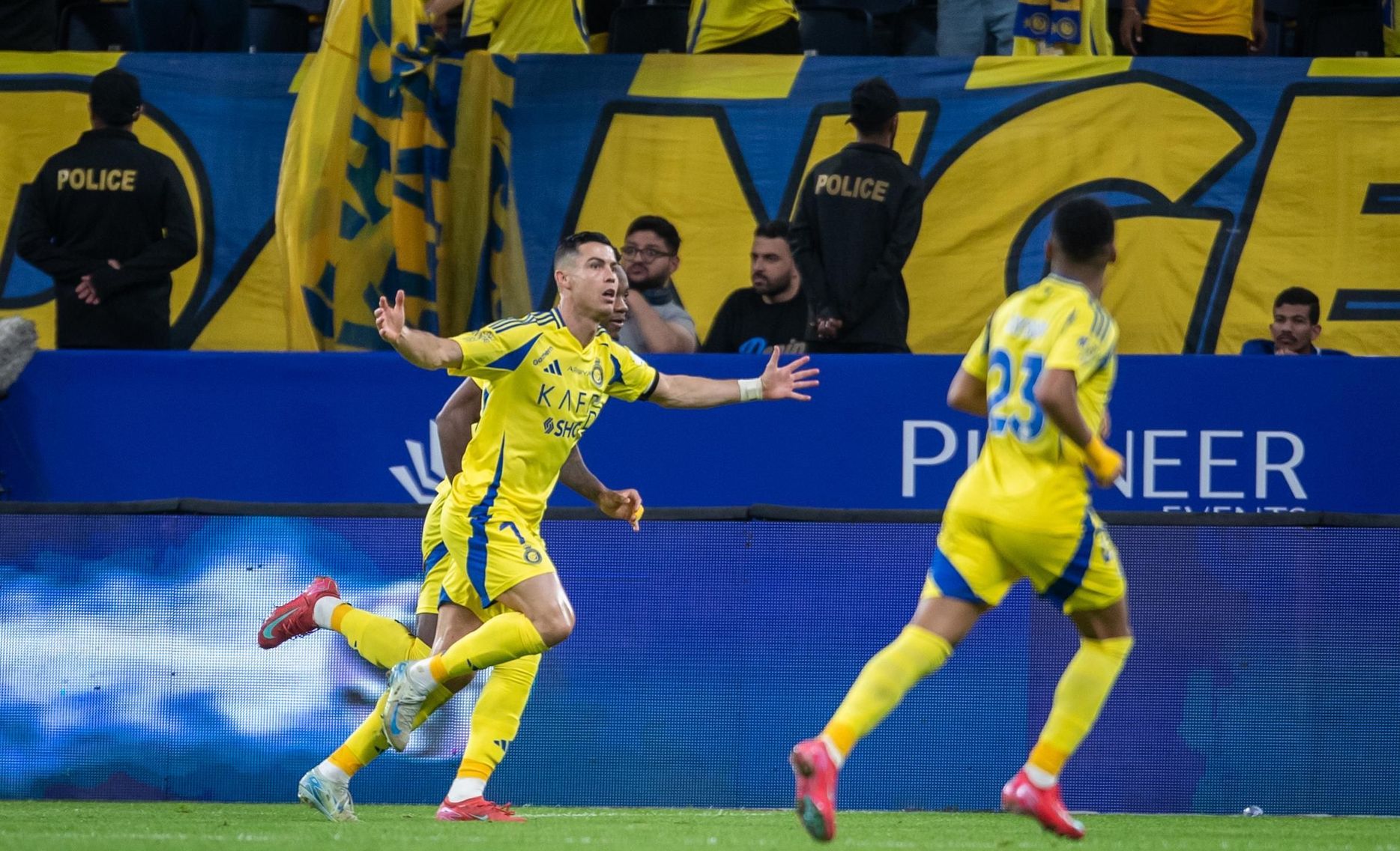 Cristiano Ronaldo scores for Al Nassr v Al Hilal in Capital Derby