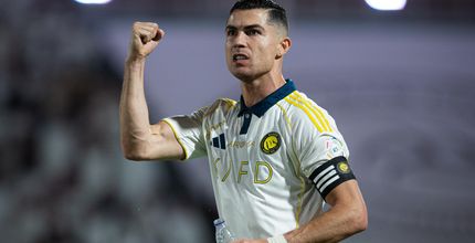 Al Nassr captain Cristiano Ronaldo celebrates win at Al Shabab