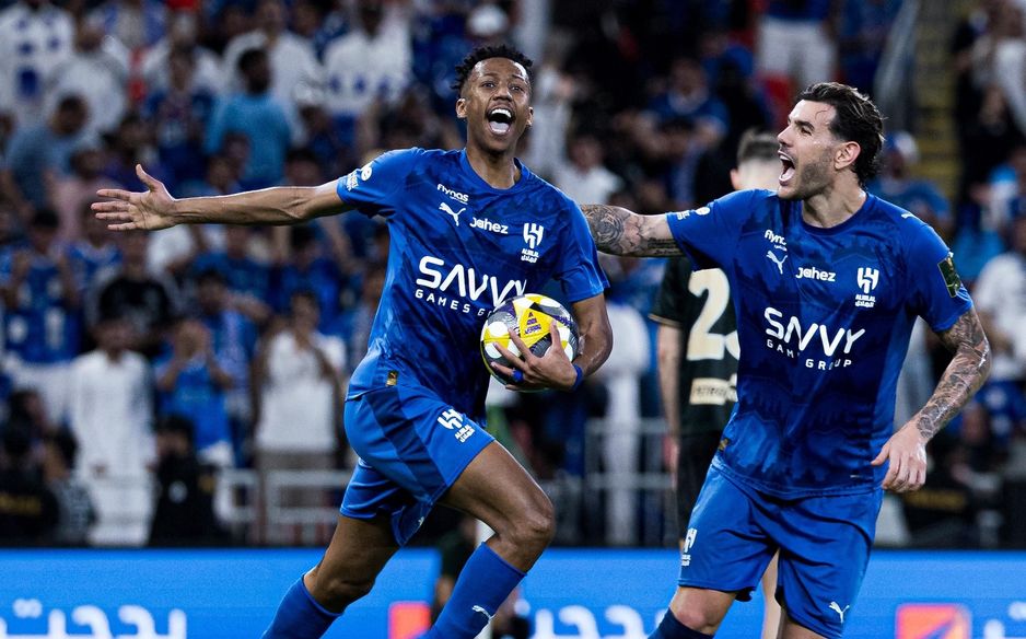 Al Hilal's goal heroes who sealed the King's Cup: Nasser Al Dawsari (L) and Theo Hernandez