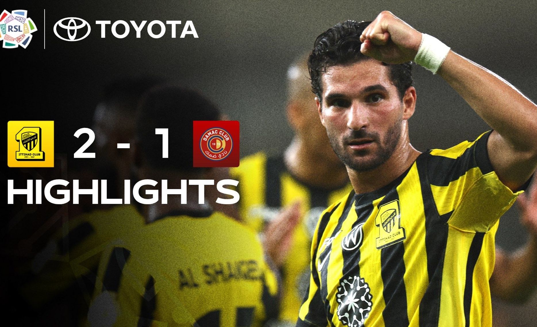 غلاف ملخص مباراة الاتحاد وضمك