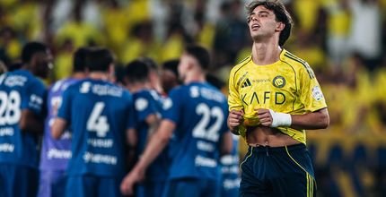 Joao Felix reacts to Al Nassr letting slip lead in Capital Derby v Al Hilal