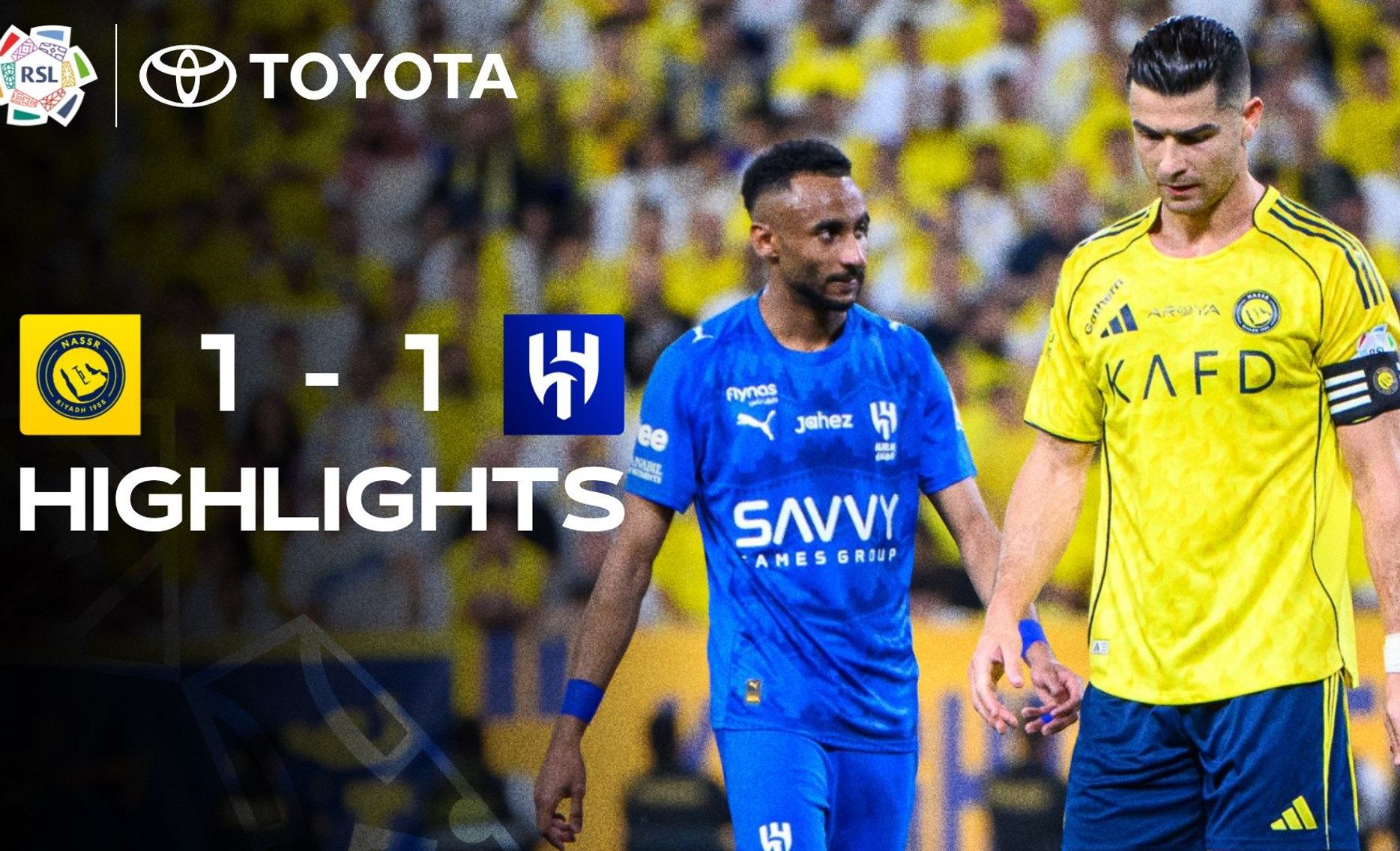 غلاف ملخص مباراة النصر والهلال