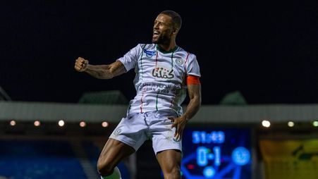 Al Ettifaq captain Georginio Wijnaldum scores at Al Khaleej