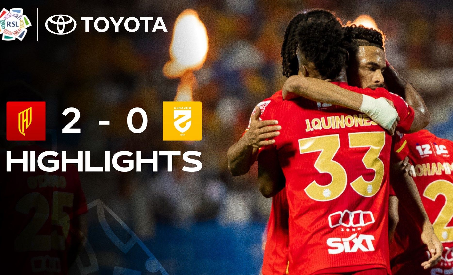 Al Qadsiah 2-0 Al Hazem