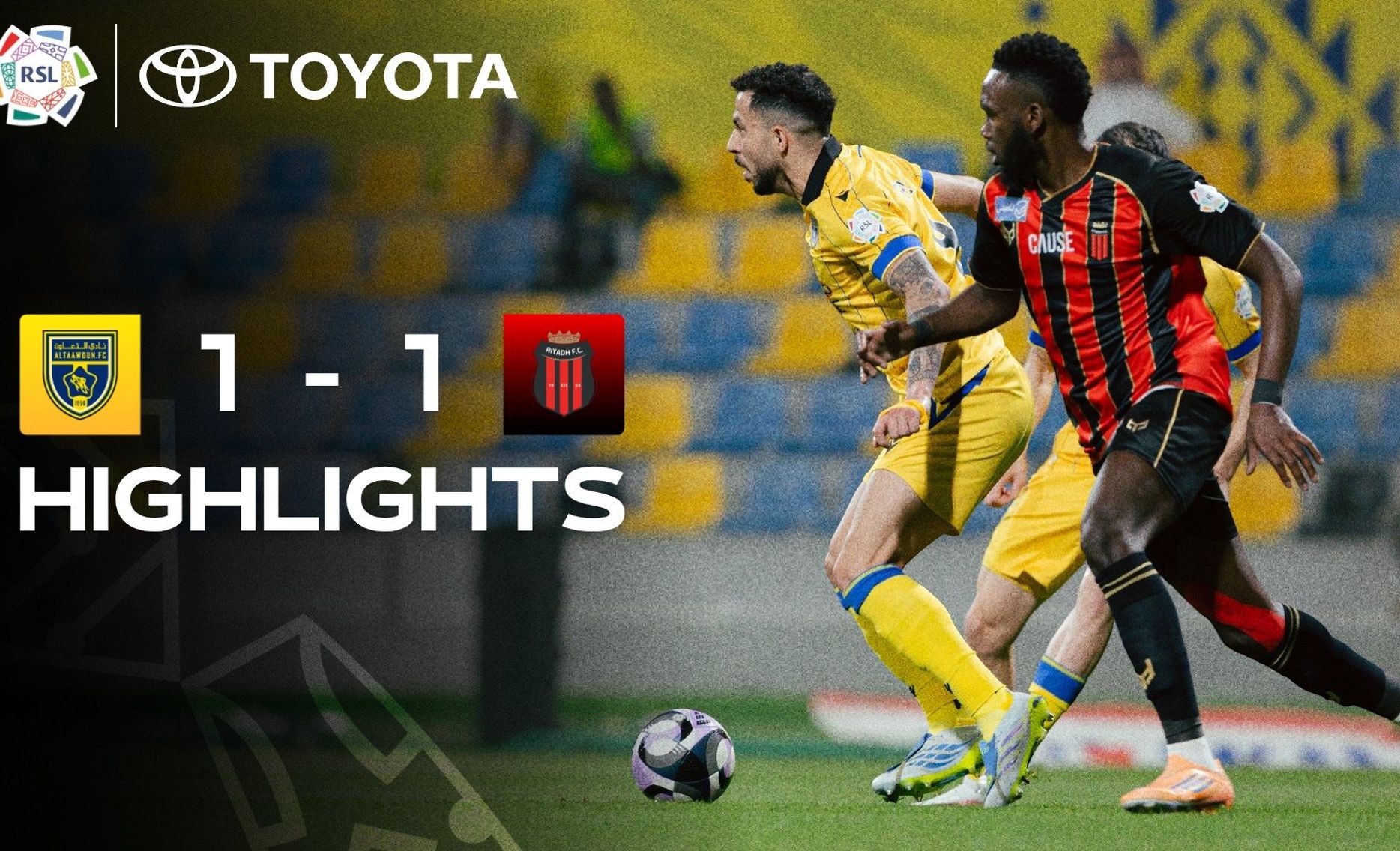 Al Taawoun 1-1 Al Riyadh