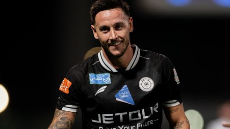 Al Shabab midfielder Josh Brownhill