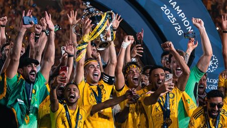 Al Nassr celebrate RSL title win