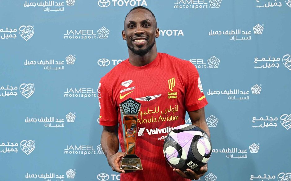 أصبح كينونيس هدافًا تاريخيًا للقادسية في الدوري بعد تسجيله 33 هدفًا في الموسم الحالي