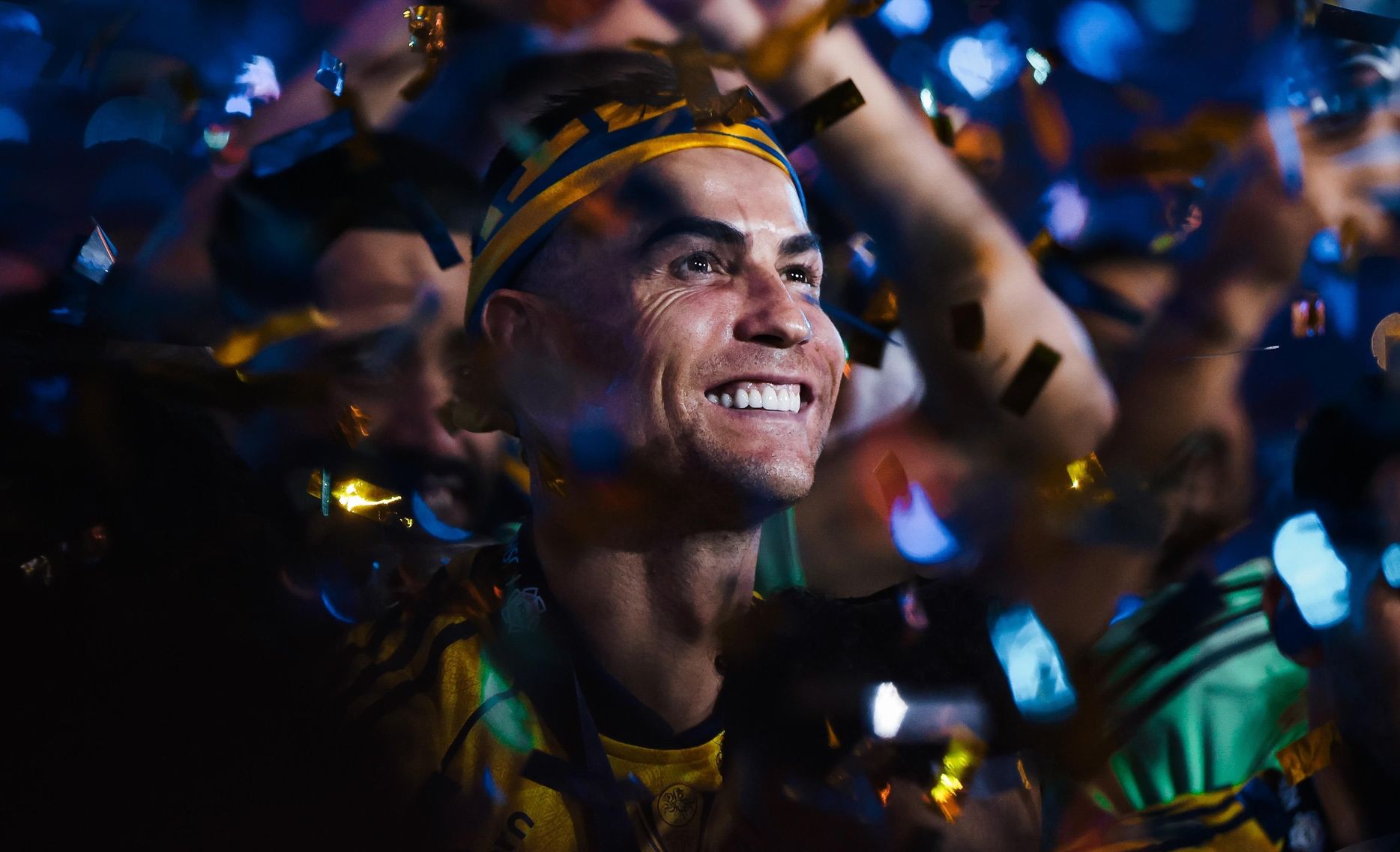 Cristiano Ronaldo during Al Nassr's RSL title coronation