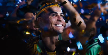 Cristiano Ronaldo during Al Nassr's RSL title coronation
