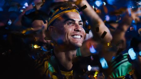 Cristiano Ronaldo during Al Nassr's RSL title coronation